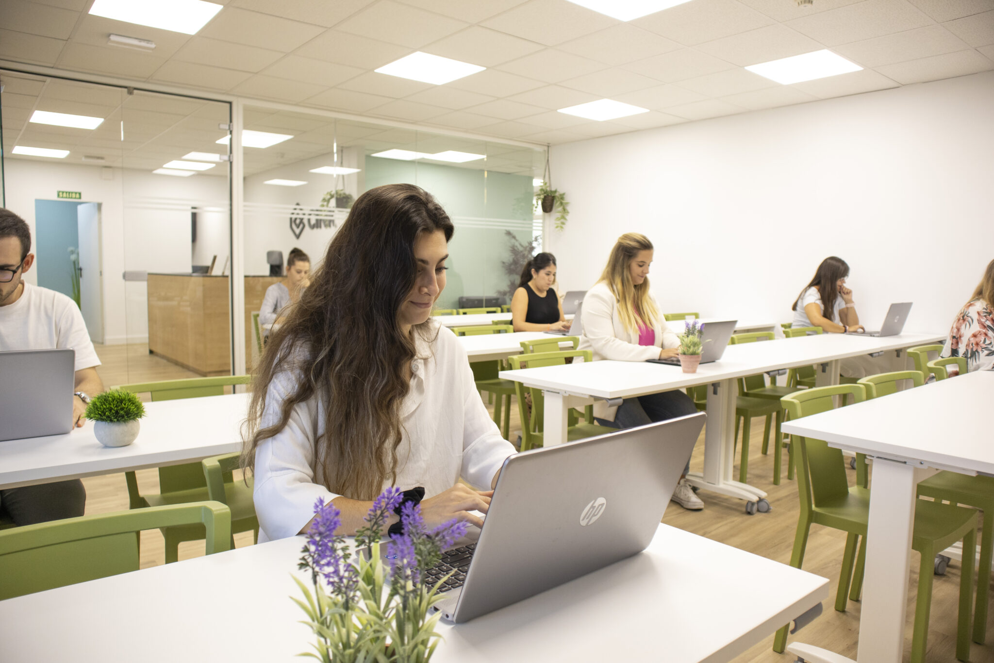 sala de reuniones o formación